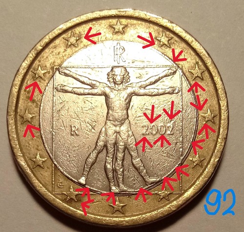 Italy euro coin 2002 - euro, great