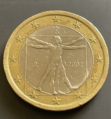 Euro coin leonardo - coin, 2002)