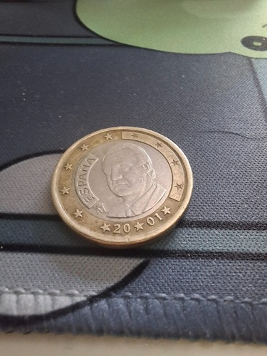Rare euro coin 2001 spain - rare,