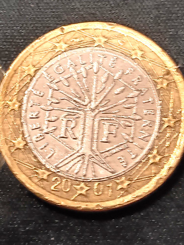 Euro coin 2001 france - coin,