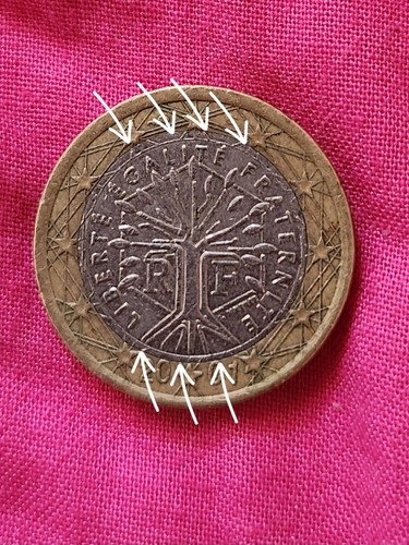 Moneta euro rara errore - 1,